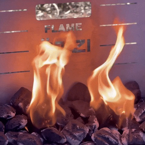 otzigear giphygifmaker fire heat burn GIF
