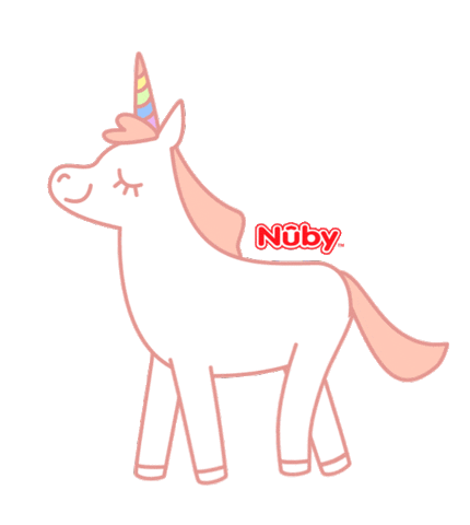 Rainbow Horse Sticker by Nuby USA
