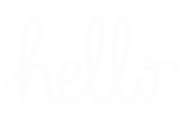 Calligraphy Hello Sticker
