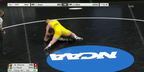 Wrestling Pin GIF by NCAA Championships