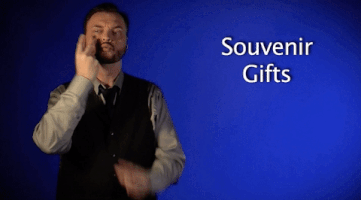 sign language souvenir gifts GIF by Sign with Robert