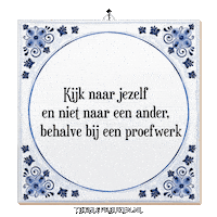 Humor Focus Sticker by Tegelspreuken.nl