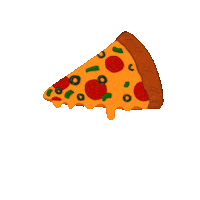 Pizza Drip Sticker
