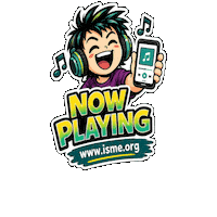 Vibing Music Lover Sticker by International Society for Music Education