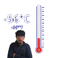 Negative Sixty Nine Degrees Sticker