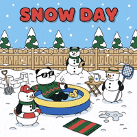 Snow Day Holiday Season GIF by Kanpai Pandas