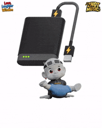 Power Charging GIF by Zhot Music
