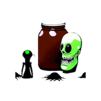 Sharp Teeth Halloween Sticker by A Reason To Feel