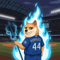 On Fire Baseball GIF by Doge Pound