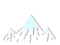 inside_studio snow sky blink mountain Sticker