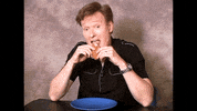 conan obrien eating GIF by Team Coco