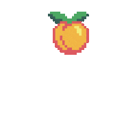 Fruit Peach Sticker by Brainsonic