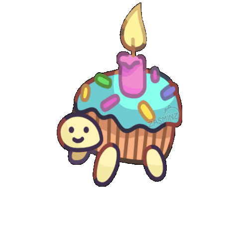 Happy Illustration Sticker