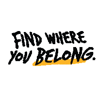 aiconcampus aic yellow jackets find where you belong american international college Sticker