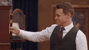 Winding Rodger Corser GIF by The Traitors Australia