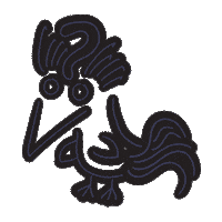 Confused Art Sticker