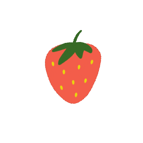 Strawberry Sticker by Freckle & Fern Ceramics