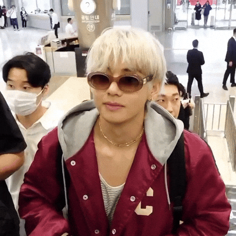 Kim Taehyung Smile GIF