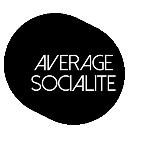 AverageSocialite averagesocialite average socialite Sticker