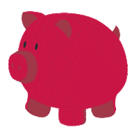 Money Pig Sticker by Pony Friday