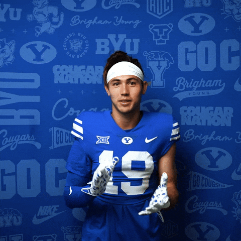College Football Go Cougs GIF by BYU Cougars