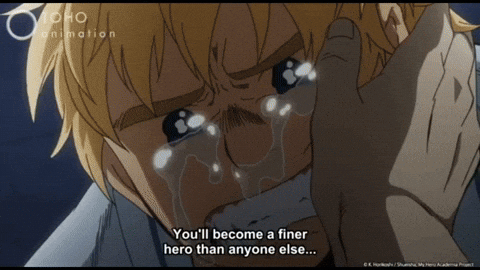 Sad My Hero Academia GIF