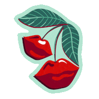 batiste_es red flower hair spain Sticker