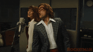 elton john singing GIF by Rocketman