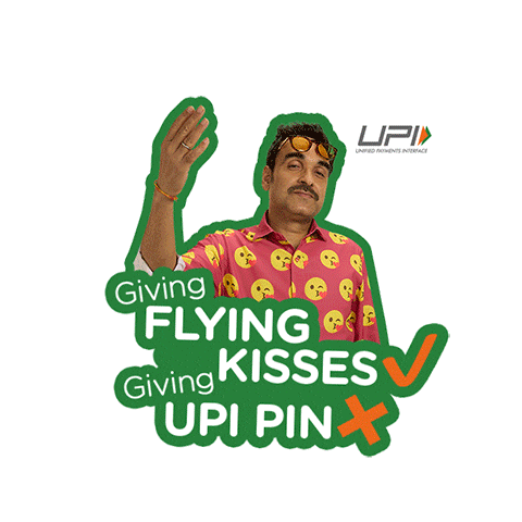 Suspicious Flying Kiss Sticker by UPIChalega