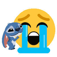 Sad Lilo And Stitch Sticker by Walt Disney Studios