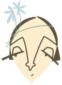 Girl Smile Sticker