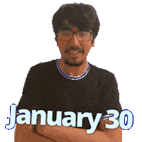 January 30 Sticker
