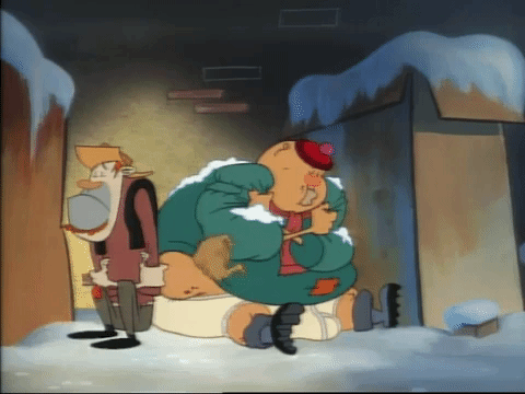 ren and stimpy nicksplat GIF