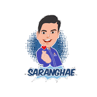 Saranghae Sticker by Osco Olfriady Letunggamu