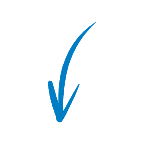thehotel giphyupload arrow blue arrow Sticker