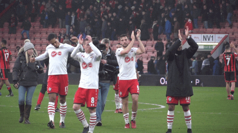 virgil van dijk celebration GIF by Southampton FC