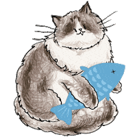 Cat Pet Sticker by CHAGEE MY