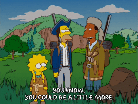 lisa simpson history GIF