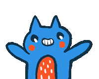 Cat Hello Sticker by Abitan