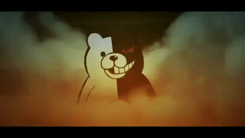 danganronpa  #gif #monokuma GIF