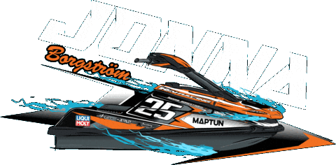 Jetski Moly Sticker by SMD Graphics