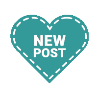 diewerberei heart new blue newpost Sticker
