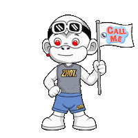 Confused Call Me Sticker by Zhot