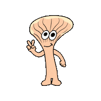 Happy Peace Sticker by Oklahoma Fungi