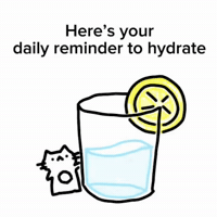 Drink Water Cat GIF