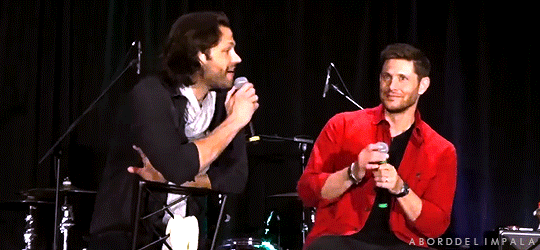 aborddelimpala giphyupload look jensen ackles jared padalecki GIF