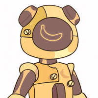 CloverStudios meme crypto nft robot GIF