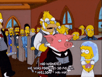 homer simpson wedding GIF