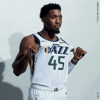 Donovan Mitchell Sport GIF by Utah Jazz