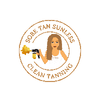 Spraytan Sticker by Sobe tan by Fabiola